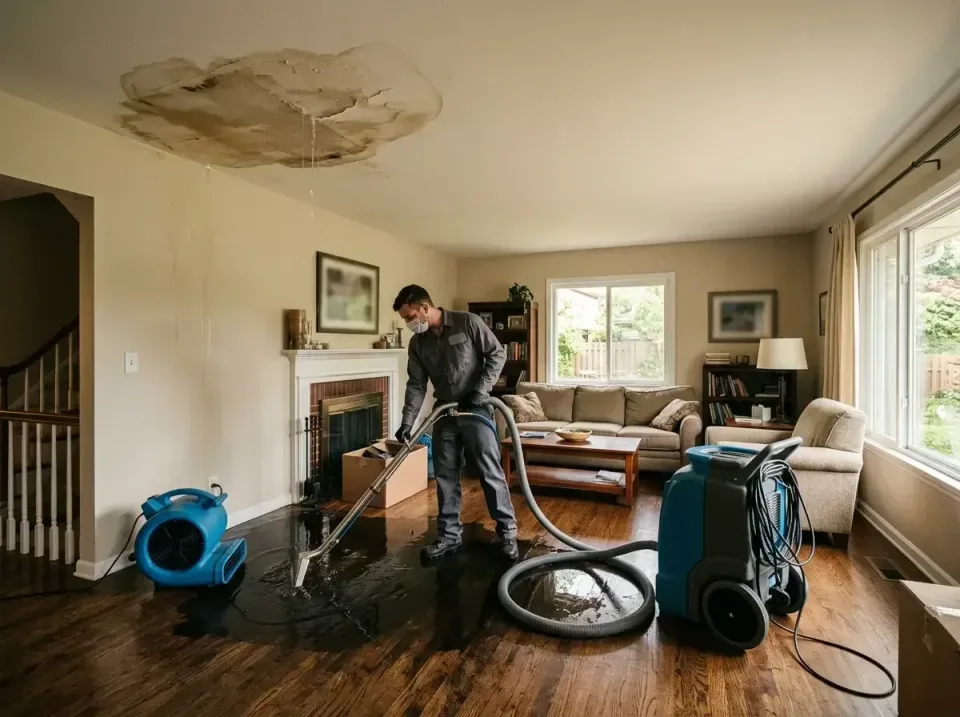 attic-pipe-burst-ceiling-drip-008 — frequently asked questions, Water Damage Restoration & Carpet Care in Beach Park, IL